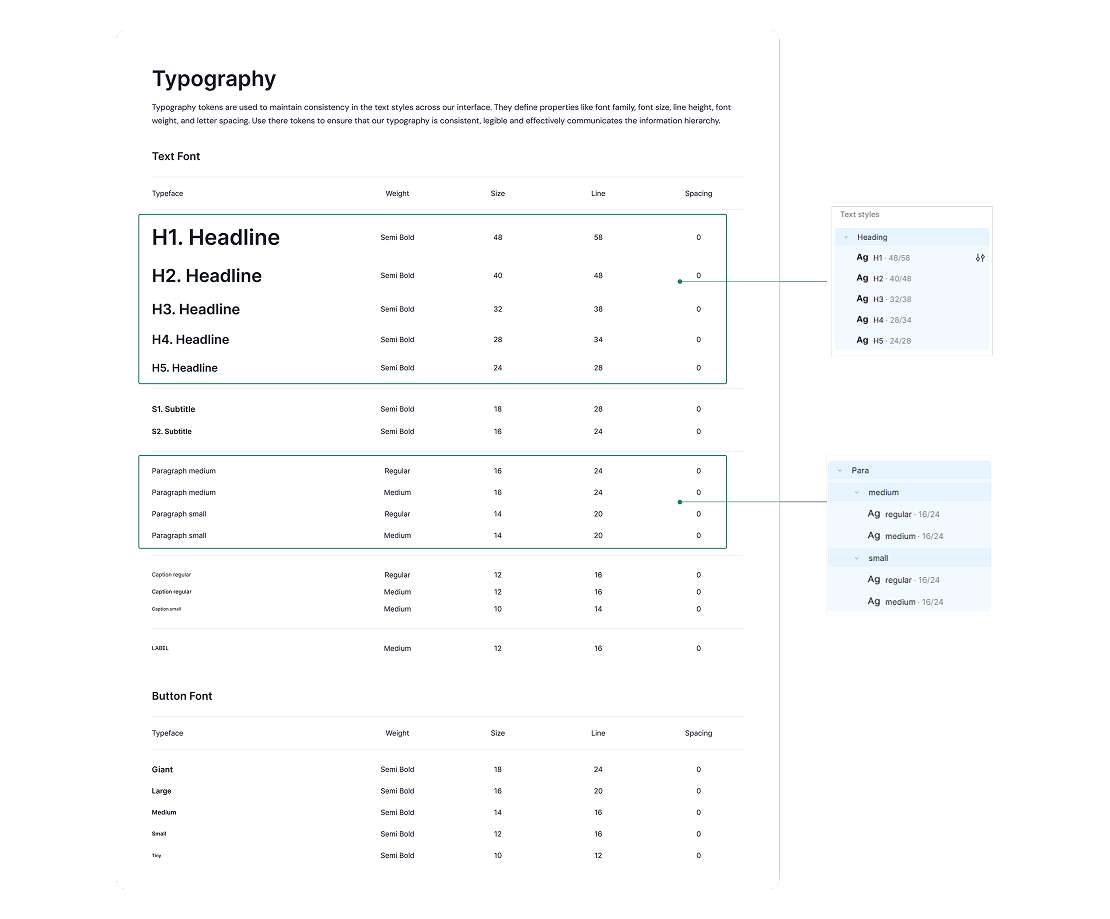Typography screenshot